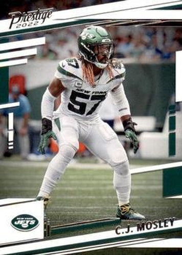 #232 C.J. Mosley - New York Jets - 2022 Panini Prestige Football