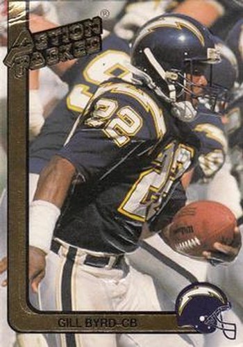 #232 Gill Byrd - San Diego Chargers - 1991 Action Packed Football