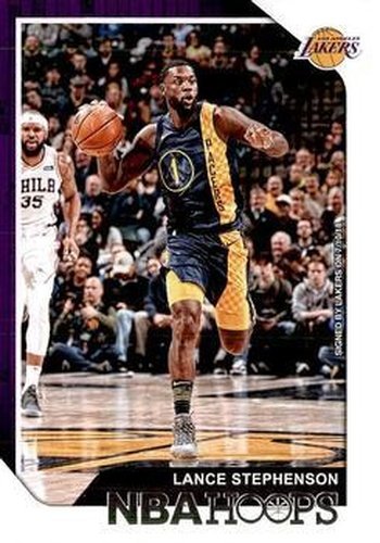 #232 Lance Stephenson - Los Angeles Lakers - 2018-19 Hoops Basketball