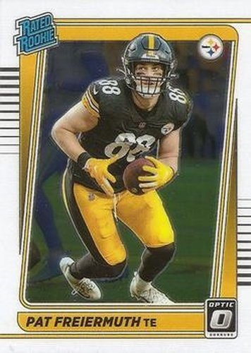 #232 Pat Freiermuth - Pittsburgh Steelers - 2021 Donruss Optic Football