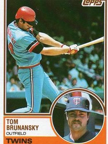 #232 Tom Brunansky - Minnesota Twins - 1983 Topps Baseball