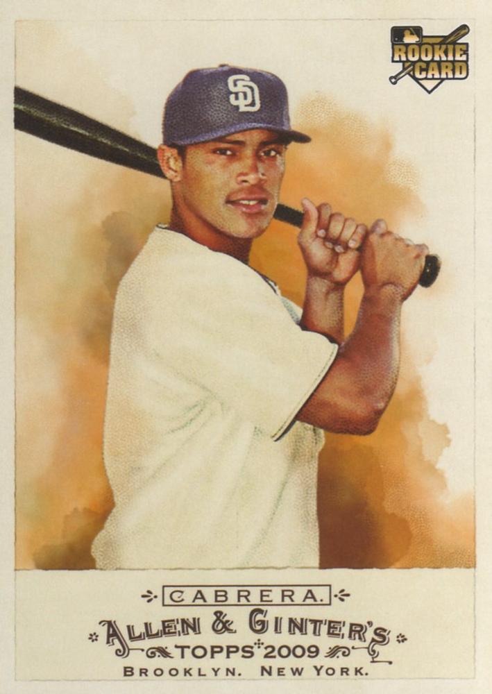 #232 Everth Cabrera - San Diego Padres - 2009 Topps Allen & Ginter Baseball