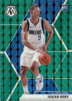 #232 Isaiah Roby - Dallas Mavericks - 2019-20 Panini Mosaic - Green Prizm Basketball