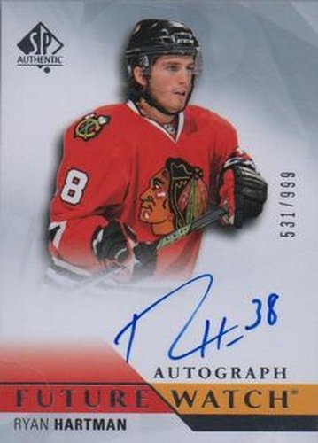 #232 Ryan Hartman - Chicago Blackhawks - 2015-16 SP Authentic Hockey