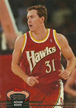 #232 Adam Keefe - Atlanta Hawks - 1992-93 Stadium Club Basketball
