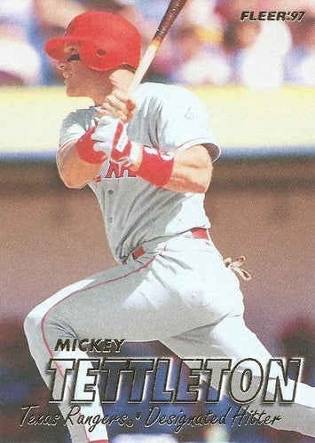 #232 Mickey Tettleton - Texas Rangers - 1997 Fleer Baseball