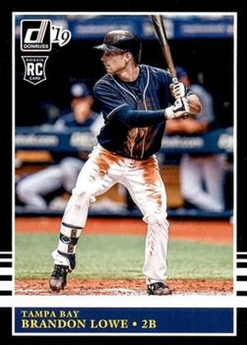 #232 Brandon Lowe - Tampa Bay Rays - 2019 Donruss Baseball