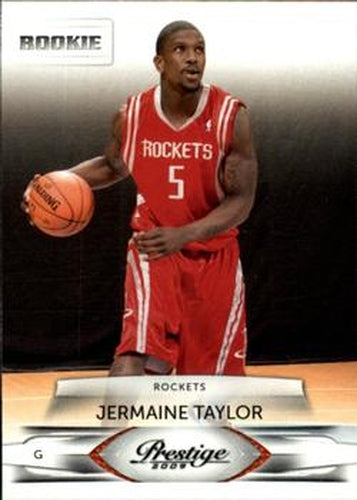 #232 Jermaine Taylor - Houston Rockets - 2009-10 Panini Prestige Basketball