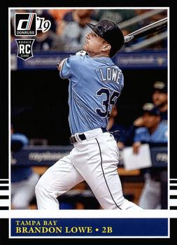 #232b Brandon Lowe - Tampa Bay Rays - 2019 Donruss Baseball