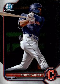 #BCP-233 George Valera - Cleveland Guardians - 2022 Bowman - Chrome Prospects Baseball
