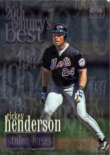 #233 Rickey Henderson - New York Mets - 2000 Topps Baseball