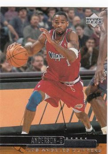 #233 Derek Anderson - Los Angeles Clippers - 1999-00 Upper Deck Basketball