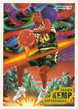 #233 Shawn Kemp - Seattle SuperSonics - 1993-94 Fleer Basketball