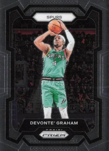 #233 Devonte' Graham - San Antonio Spurs - 2023-24 Panini Prizm Basketball
