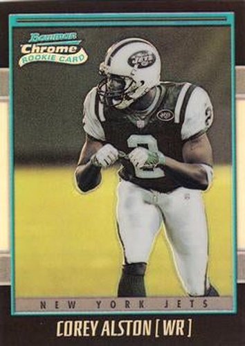 #233 Corey Alston - New York Jets - 2001 Bowman Chrome Football