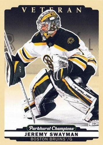 #233 Jeremy Swayman - Boston Bruins - 2022-23 Parkhurst Champions Hockey