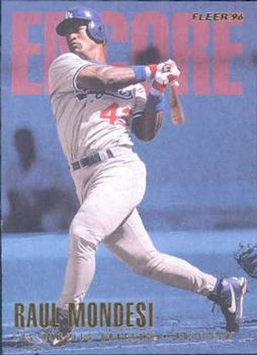 #U233 Raul Mondesi - Los Angeles Dodgers - 1996 Fleer Update Baseball