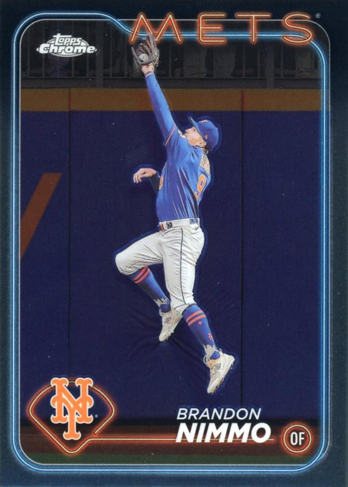 #233 Brandon Nimmo - New York Mets - 2024 Topps Chrome Baseball