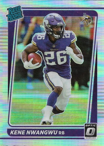 #233 Kene Nwangwu - Minnesota Vikings - 2021 Donruss Optic - Holo Football