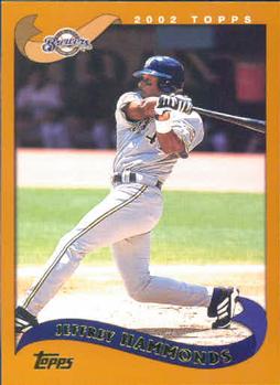 #233 Jeffrey Hammonds - Milwaukee Brewers - 2002 Topps Baseball