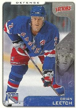 #233 Brian Leetch - New York Rangers - 2001-02 Upper Deck Victory Hockey