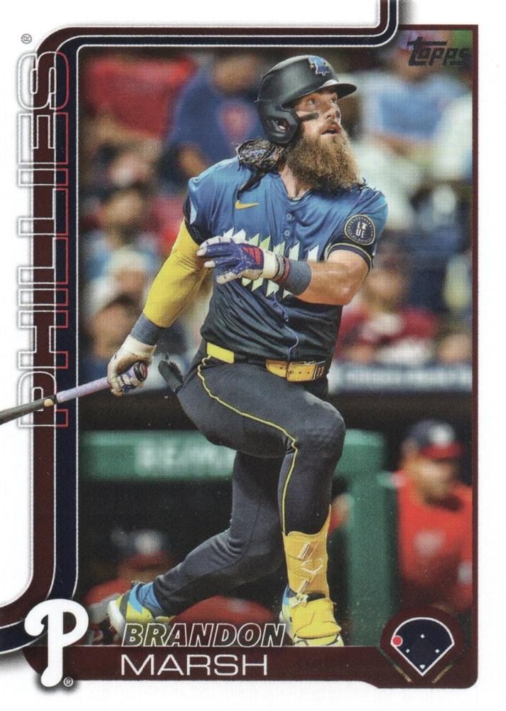#233 Brandon Marsh - Philadelphia Phillies - 2025 Topps Baseball