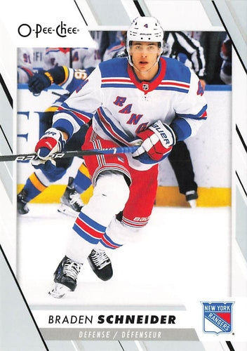 #233 Braden Schneider - New York Rangers - 2023-24 O-Pee-Chee Hockey