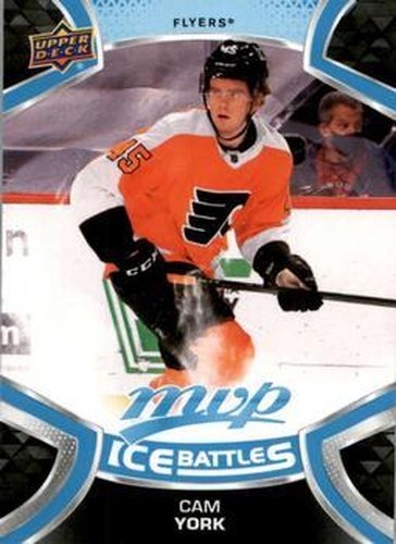 #233 Cameron York - Philadelphia Flyers - 2021-22 Upper Deck MVP - Ice Battles Hockey