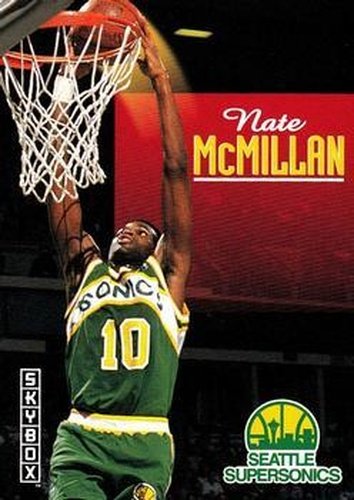 #233 Nate McMillan - Seattle SuperSonics - 1992-93 SkyBox Basketball