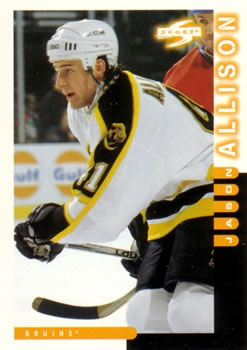 #233 Jason Allison - Boston Bruins - 1997-98 Score Hockey