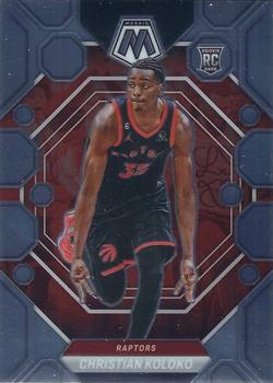 #233 Christian Koloko - Toronto Raptors - 2022-23 Panini Mosaic Basketball