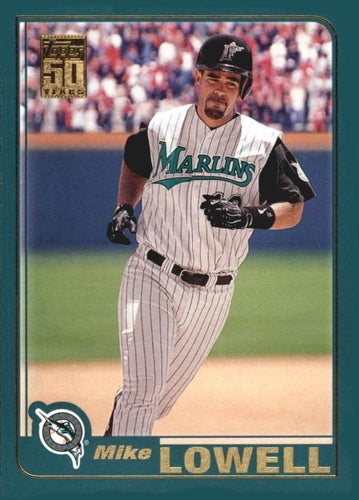 #233 Mike Lowell - Florida Marlins - 2001 Topps Baseball