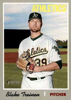 #233 Blake Treinen - Oakland Athletics - 2019 Topps Heritage Baseball