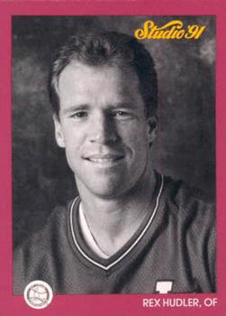 #233 Rex Hudler - St. Louis Cardinals - 1991 Studio Baseball
