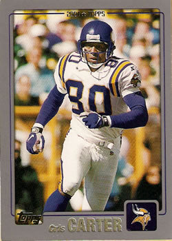 #233 Cris Carter - Minnesota Vikings - 2001 Topps Football