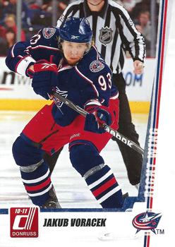 #233 Jakub Voracek - Columbus Blue Jackets - 2010-11 Donruss Hockey