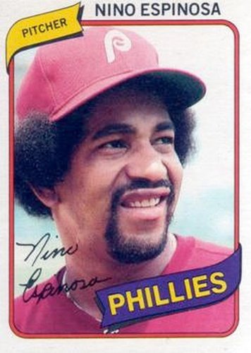 #233 Nino Espinosa - Philadelphia Phillies - 1980 O-Pee-Chee Baseball
