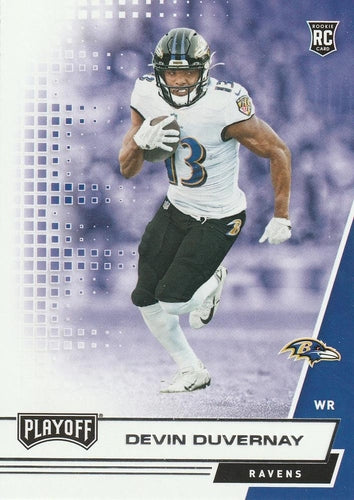 #233 Devin Duvernay - Baltimore Ravens - 2020 Panini Playoff Football
