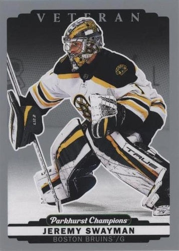 #233 Jeremy Swayman - Boston Bruins - 2022-23 Parkhurst Champions - Silver Hockey