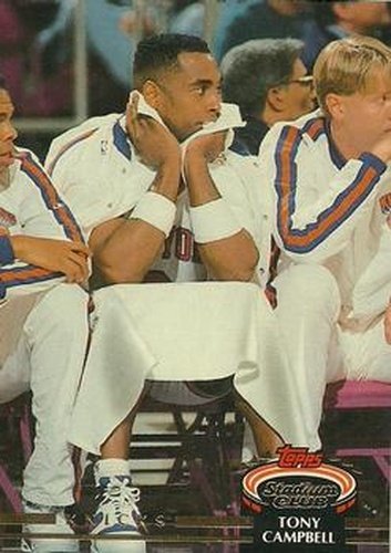 #233 Tony Campbell - New York Knicks - 1992-93 Stadium Club Basketball