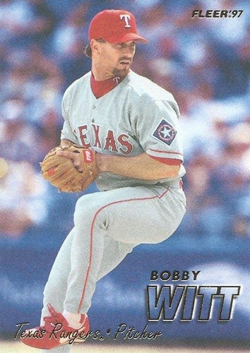#233 Bobby Witt - Texas Rangers - 1997 Fleer Baseball