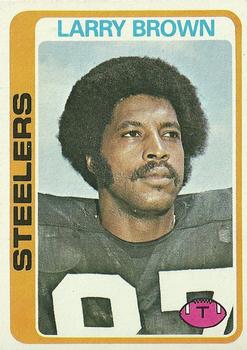 #234 Larry Brown - Pittsburgh Steelers - 1978 Topps Football