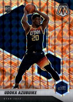 #234 Udoka Azubuike - Utah Jazz - 2020-21 Panini Mosaic - Mosaic Reactive Orange Basketball