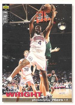 #234 Sharone Wright - Philadelphia 76ers - 1995-96 Collector's Choice Basketball