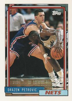 #234 Drazen Petrovic - New Jersey Nets - 1992-93 Topps Basketball