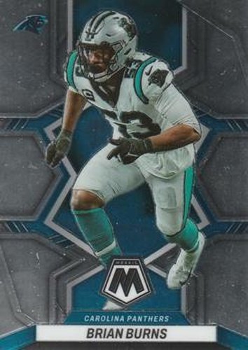 #234 Brian Burns - Carolina Panthers - 2022 Panini Mosaic Football