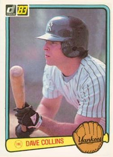 #234 Dave Collins - New York Yankees - 1983 Donruss Baseball