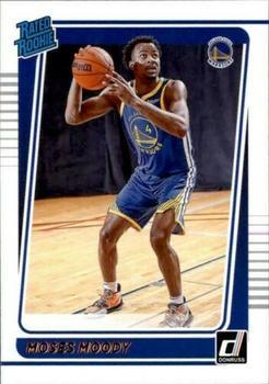 #234 Moses Moody - Golden State Warriors - 2021-22 Donruss Basketball
