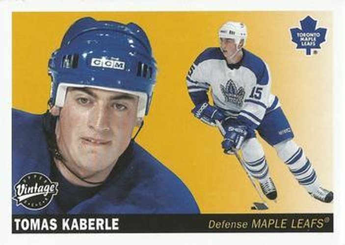 #234 Tomas Kaberle - Toronto Maple Leafs - 2002-03 Upper Deck Vintage Hockey