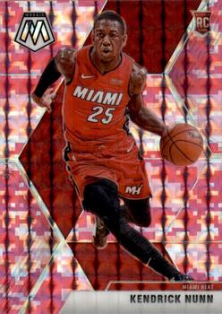 #234 Kendrick Nunn - Miami Heat - 2019-20 Panini Mosaic - Camo Pink Basketball